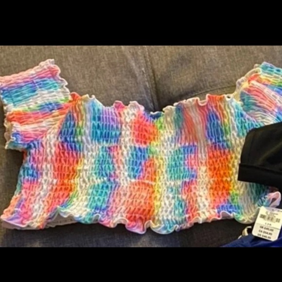 NWT Victoria’s Secret Tie Dyed Bathing Suit Top - Picture 3 of 6